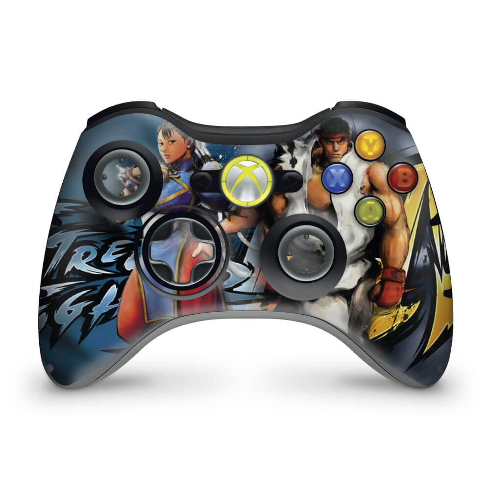 Skin Anti-Rage Xbox 360 Controle - Street Fighter 4 #b