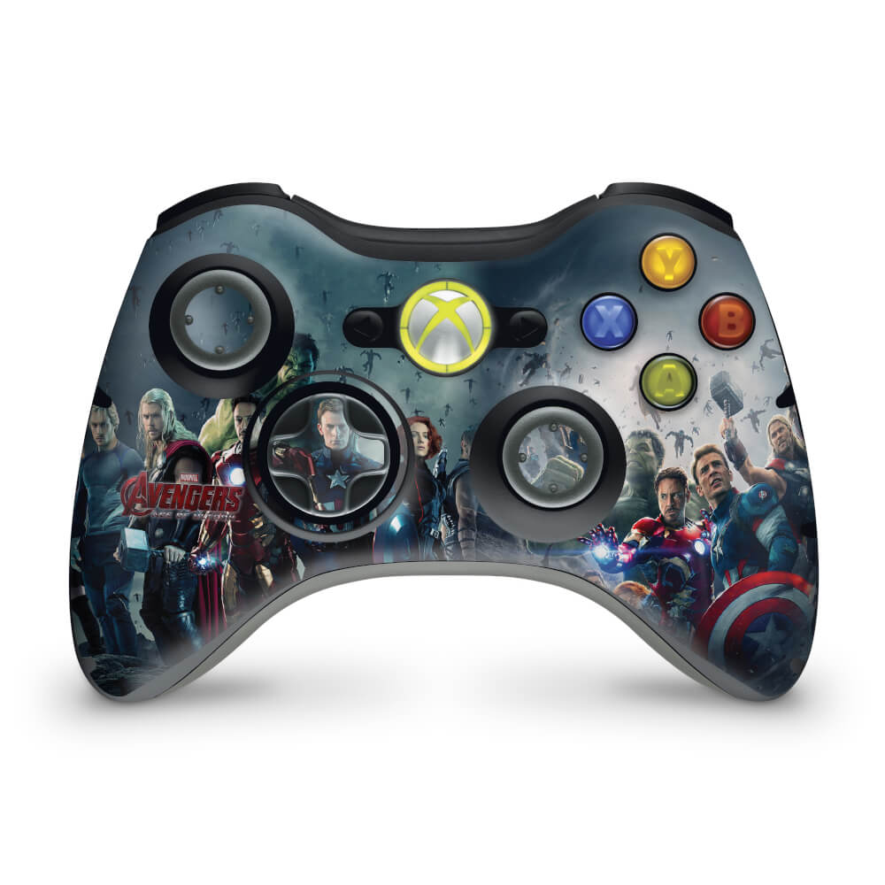 Skin Anti-Rage Xbox 360 Controle - Vingadores Ultron