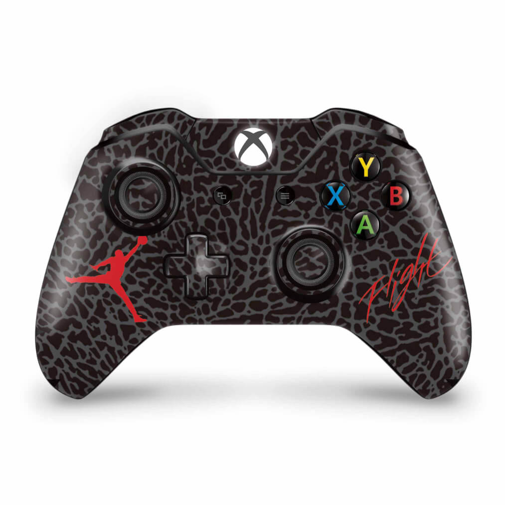 Skin Anti-Rage Xbox One Fat Controle - Air Jordan Flight