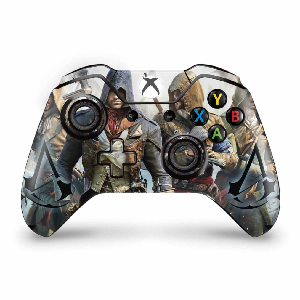 Skin Anti-Rage Xbox One Fat Controle - Assassin's Creed Unity