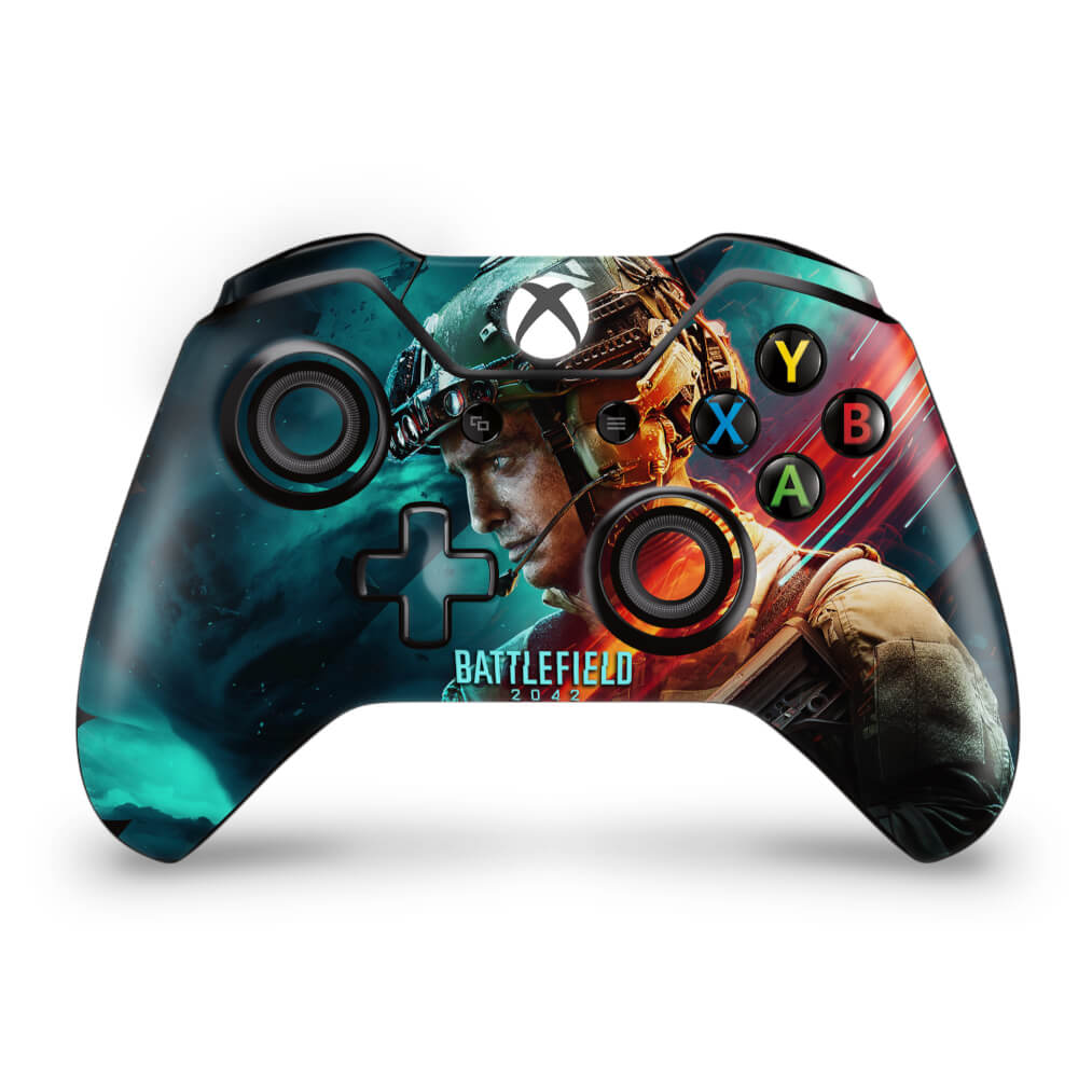 Skin Anti-Rage Xbox One Fat Controle - Battlefield 2042