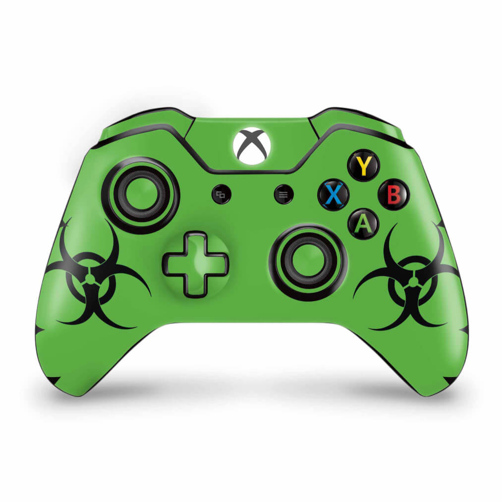 Skin Anti-Rage Xbox One Fat Controle - Biohazard Radioativo