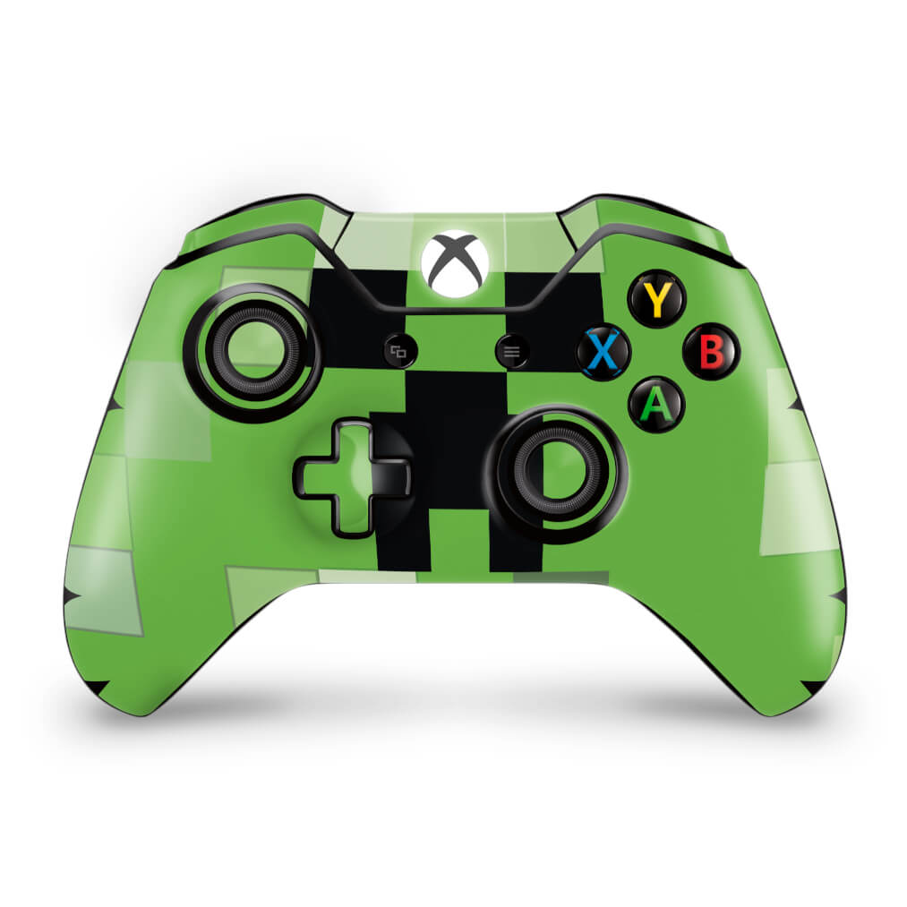 Skin Anti-Rage Xbox One Fat Controle - Creeper Minecraft