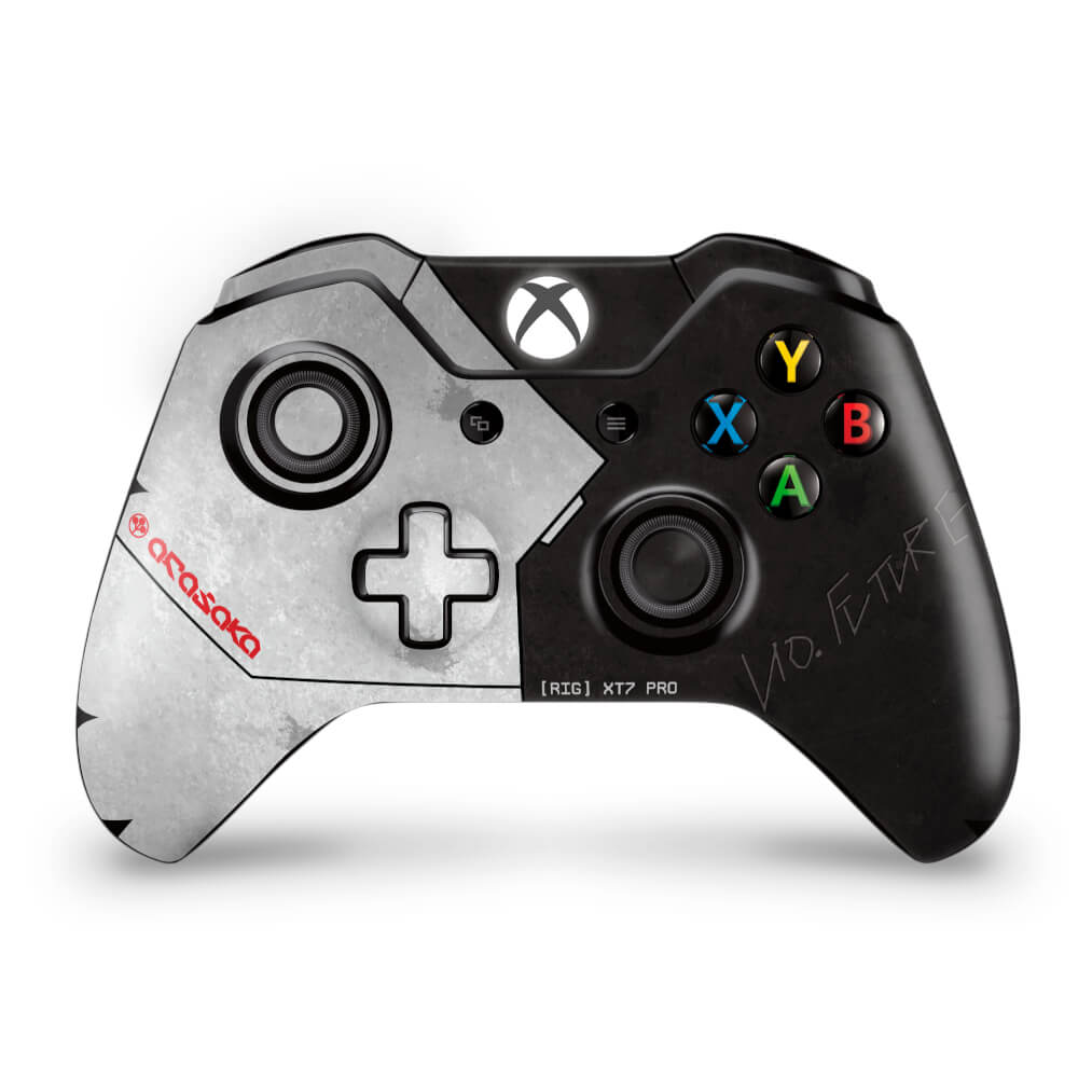 Skin Anti-Rage Xbox One Fat Controle - Cyberpunk 2077 Bundle