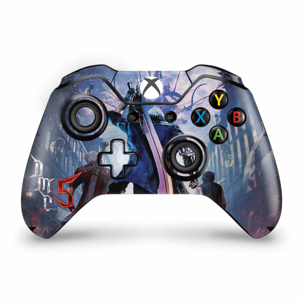 Skin Anti-Rage Xbox One Fat Controle - Devil May Cry 5