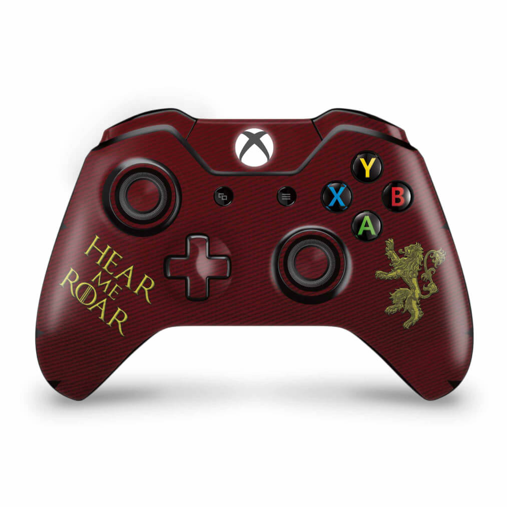 Skin Anti-Rage Xbox One Fat Controle - Game Of Thrones Lannister