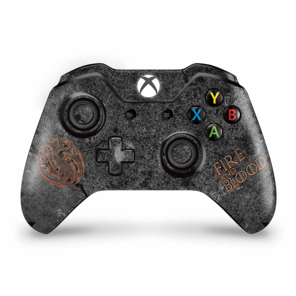 Skin Anti-Rage Xbox One Fat Controle - Game of Thrones Targaryen