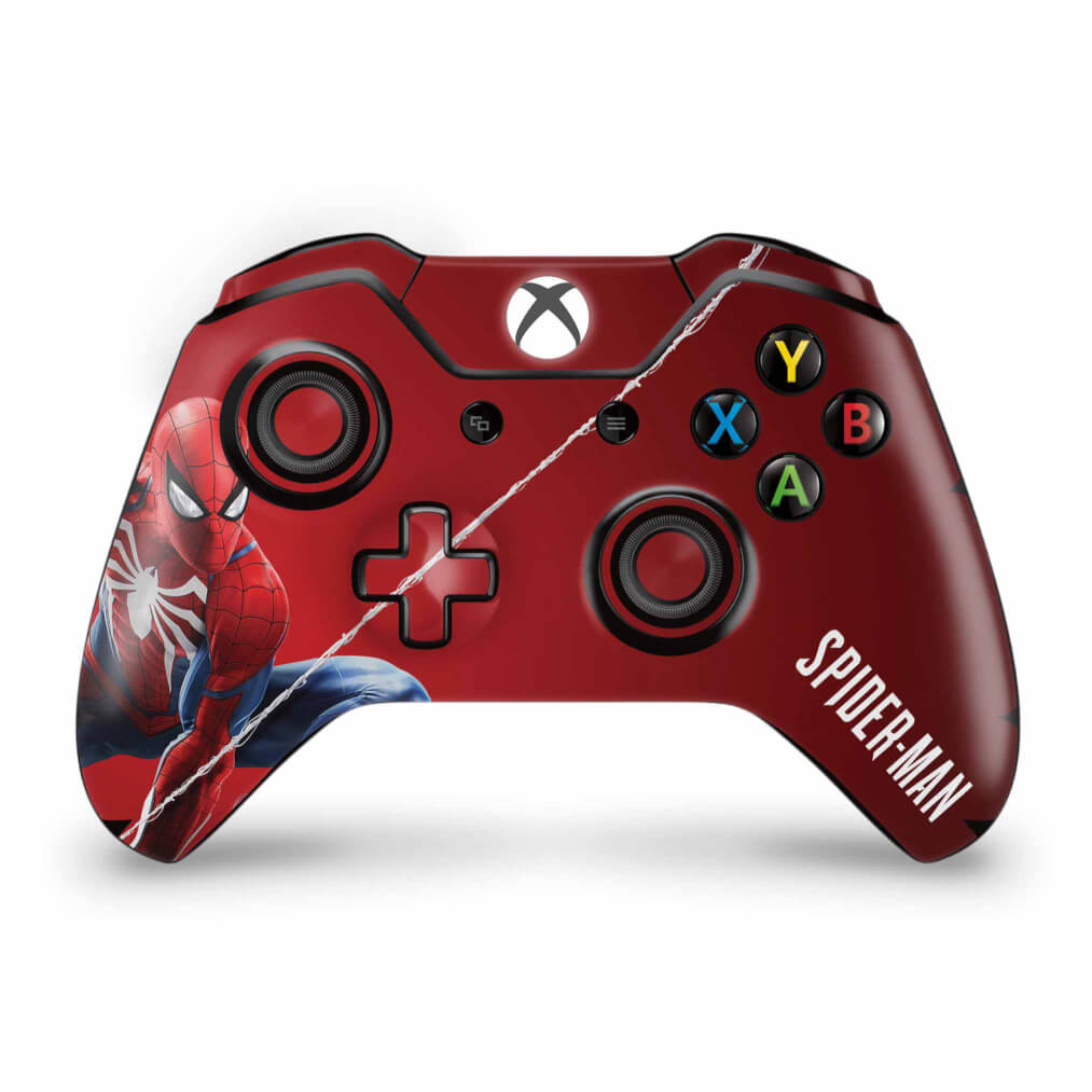 Skin Anti-Rage Xbox One Fat Controle - Homem Aranha Spider-man