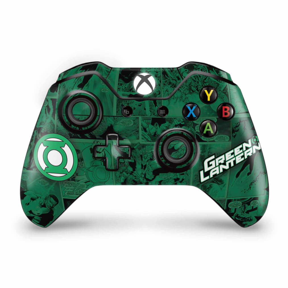 Skin Anti-Rage Xbox One Fat Controle - Lanterna Verde Comics