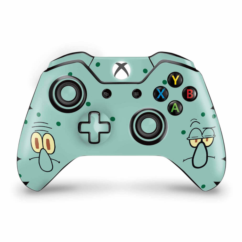 Skin Anti-Rage Xbox One Fat Controle - Lula Molusco Bob Esponja