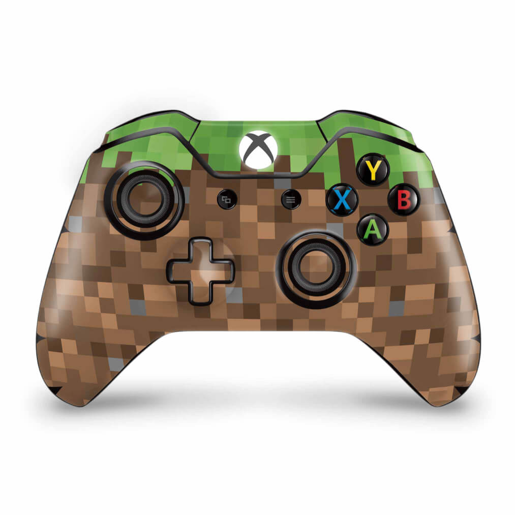 Skin Anti-Rage Xbox One Fat Controle - Minecraft