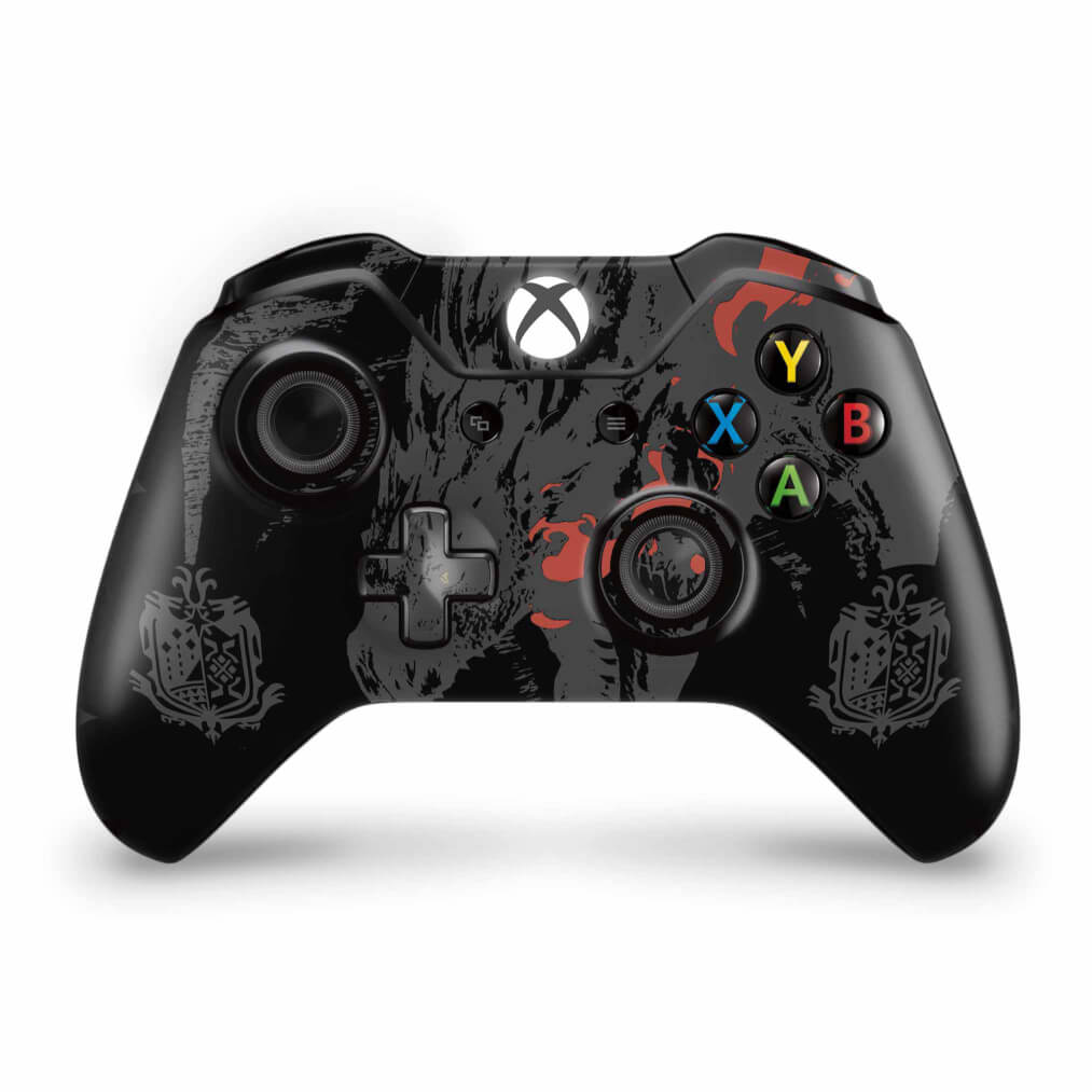 Skin Anti-Rage Xbox One Fat Controle - Monster Hunter Edition
