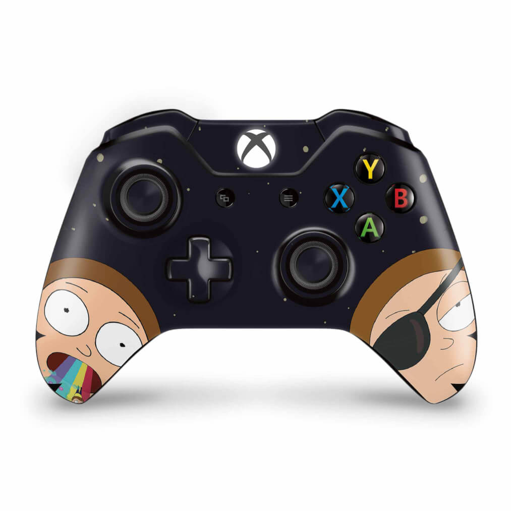 Skin Anti-Rage Xbox One Fat Controle - Morty Rick and Morty