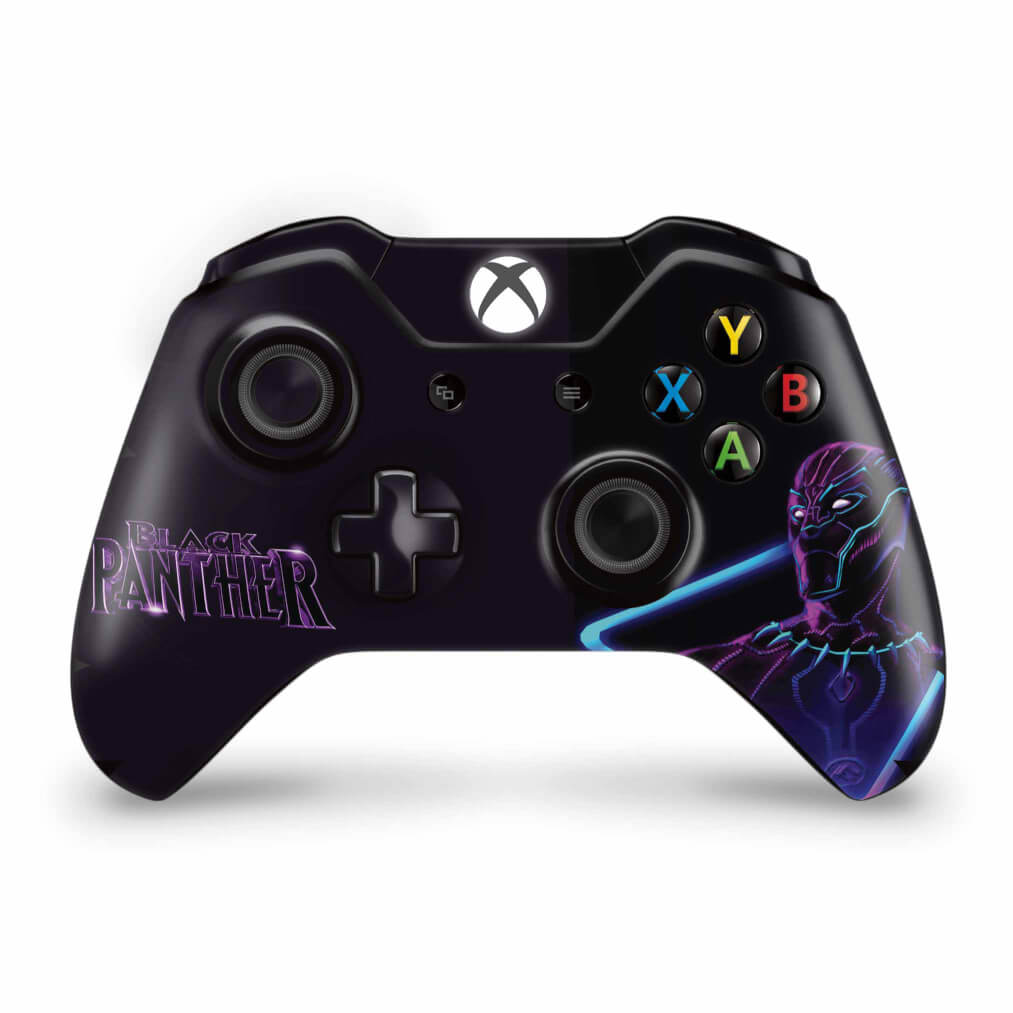 Skin Anti-Rage Xbox One Fat Controle - Pantera Negra