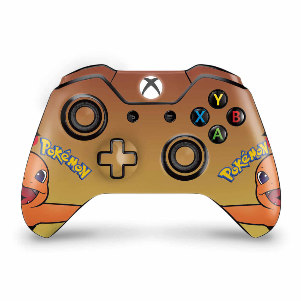 Skin Anti-Rage Xbox One Fat Controle - Pokemon Charmander