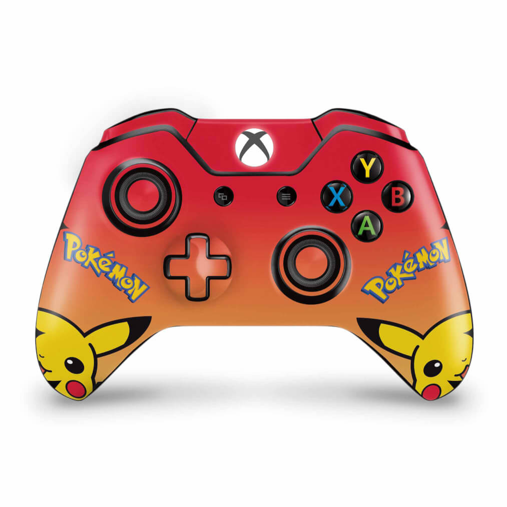 Skin Anti-Rage Xbox One Fat Controle - Pokemon Pikachu