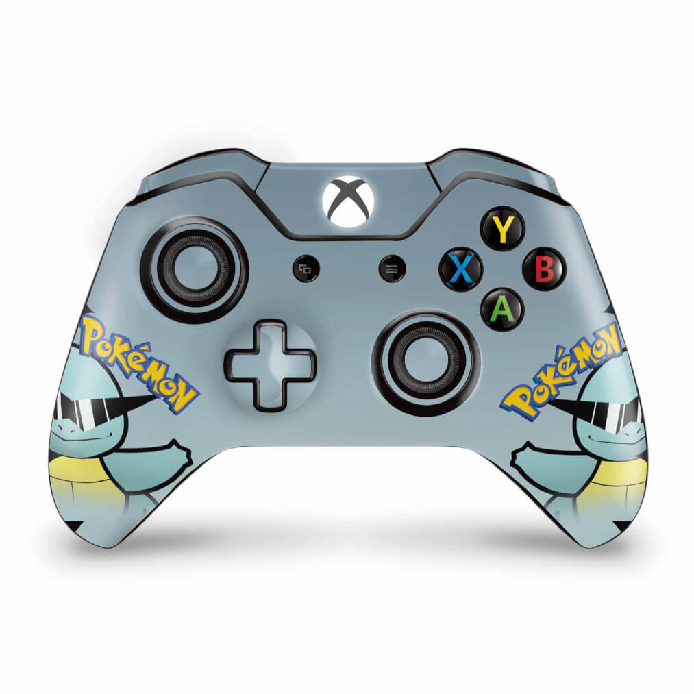 Skin Anti-Rage Xbox One Fat Controle - Pokemon Squirtle