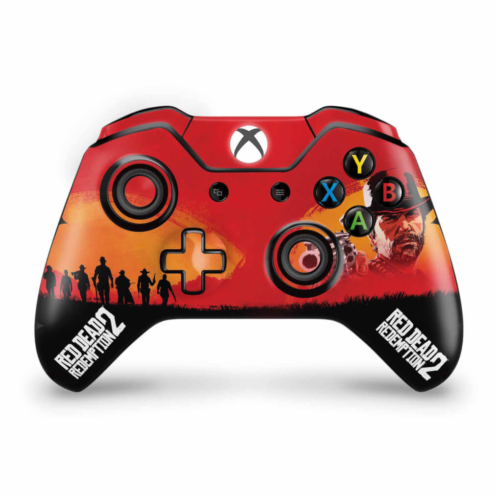 Skin Anti-Rage Xbox One Fat Controle - Red Dead Redemption 2