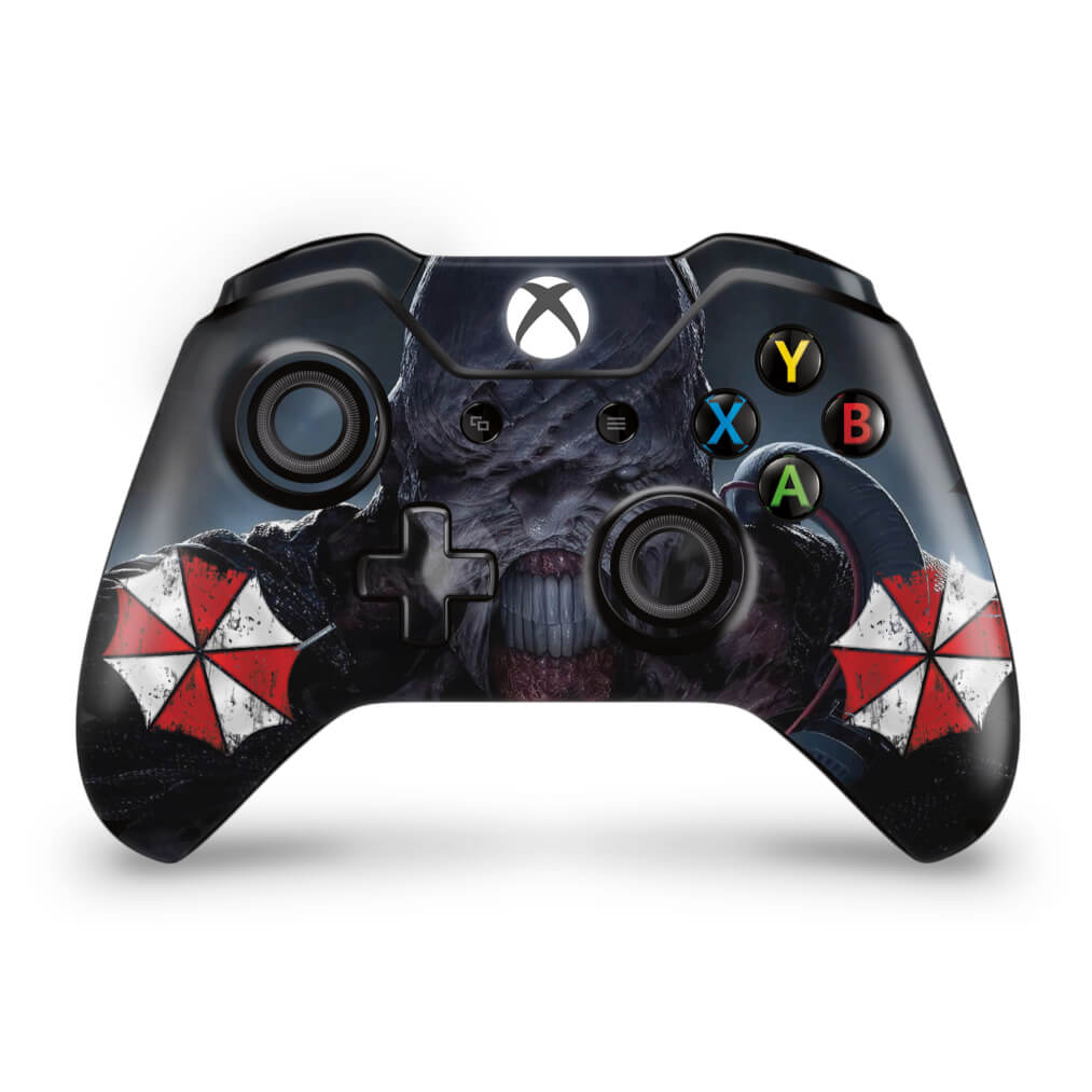 Skin Anti-Rage Xbox One Fat Controle - Resident Evil 3 Remake