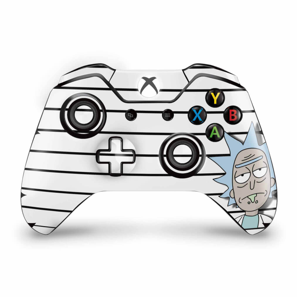 Skin Anti-Rage Xbox One Fat Controle - Rick Rick and Morty