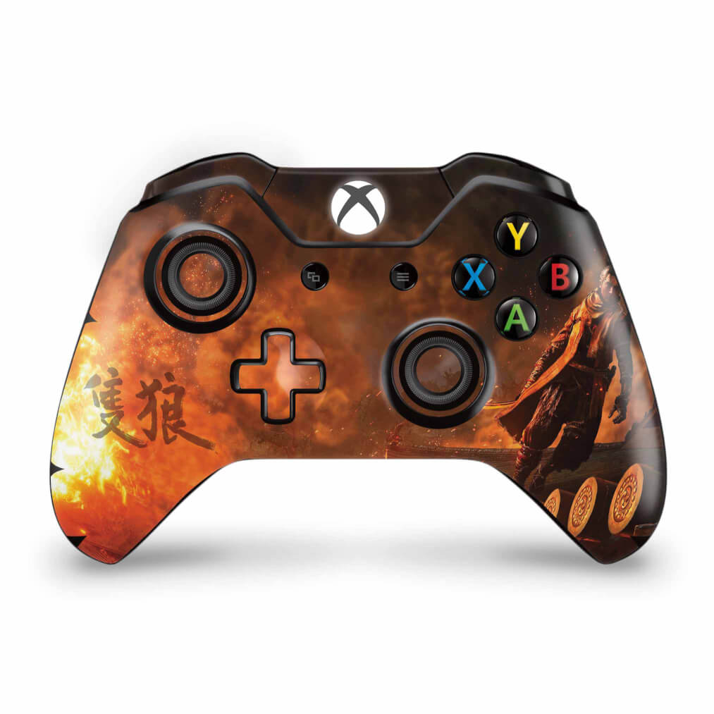 Skin Anti-Rage Xbox One Fat Controle - Sekiro