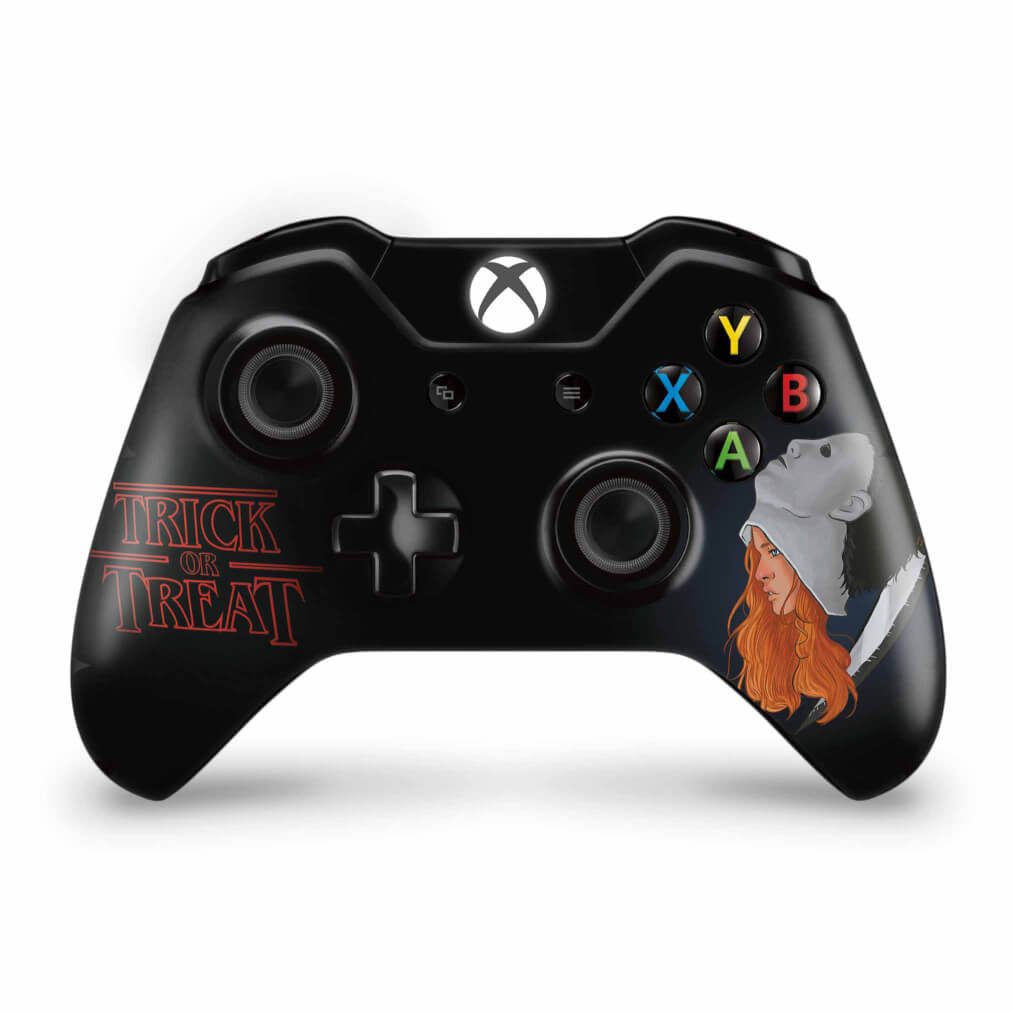 Skin Anti-Rage Xbox One Fat Controle - Stranger Things Max