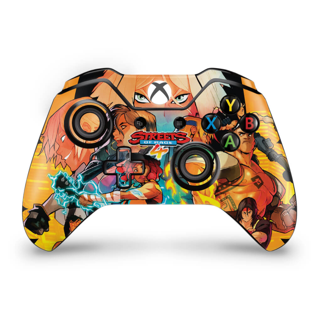 Skin Anti-Rage Xbox One Fat Controle - Streets of Rage 4