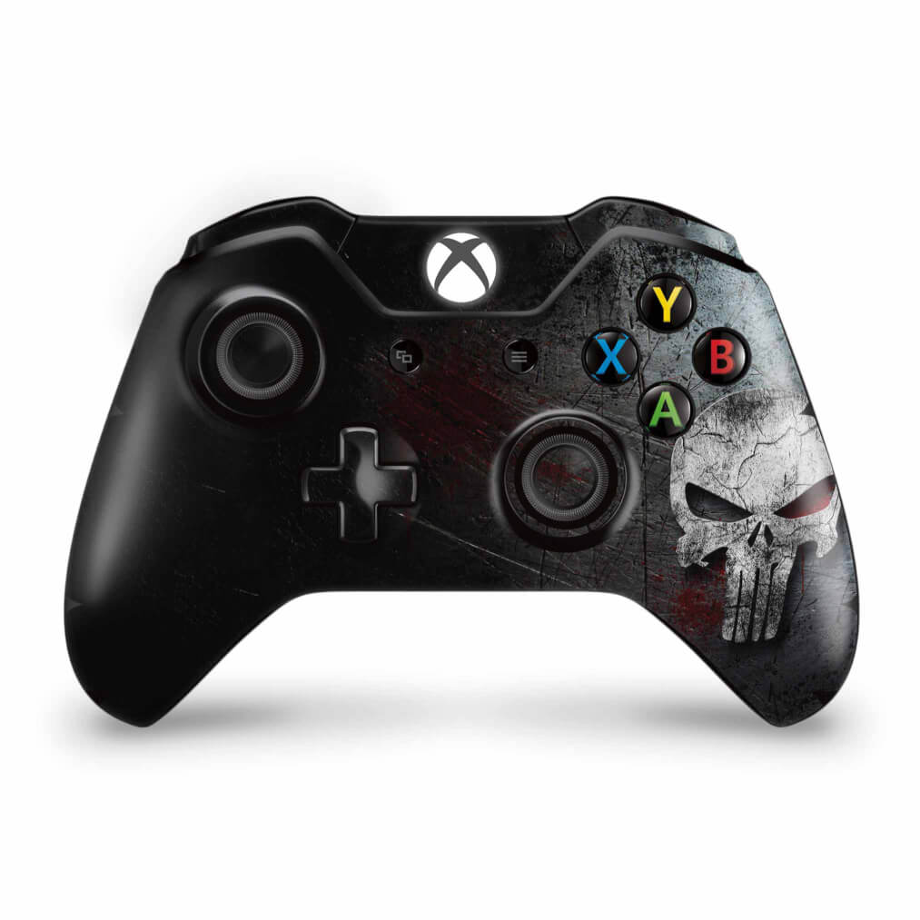 Skin Anti-Rage Xbox One Fat Controle - The Punisher Justiceiro #b