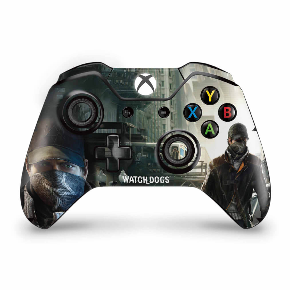 Skin Anti-Rage Xbox One Fat Controle - Watch Dogs