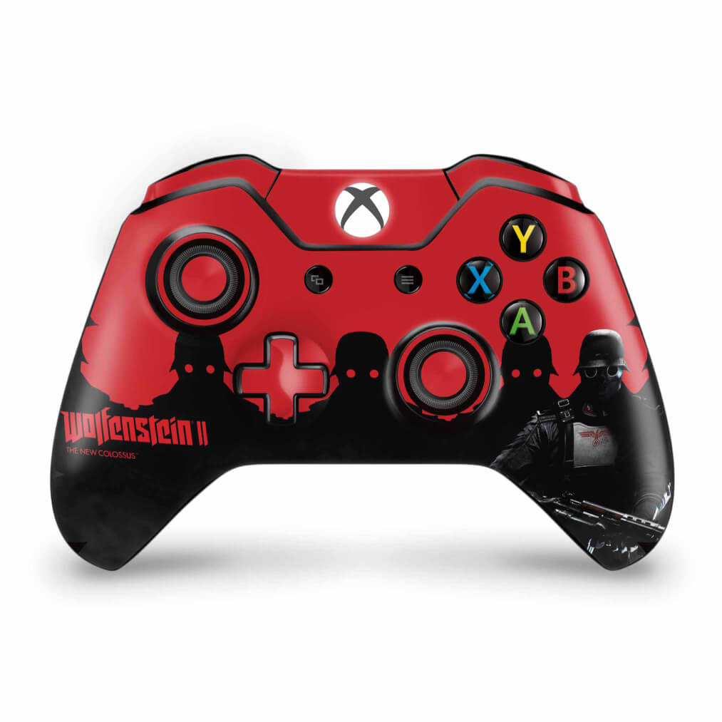 Skin Anti-Rage Xbox One Fat Controle - Wolfenstein 2 New Order