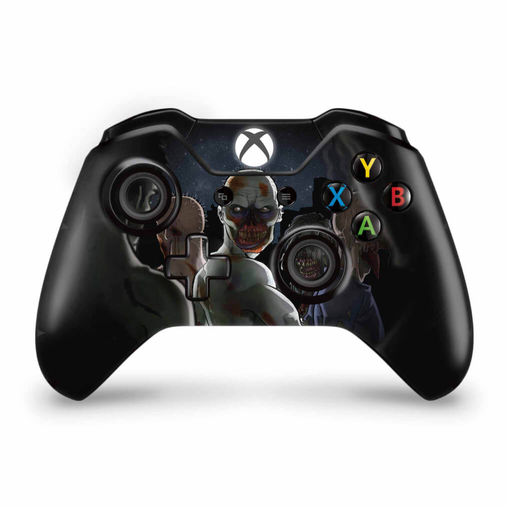Skin Anti-Rage Xbox One Fat Controle - Zombie Zumbi The Walking