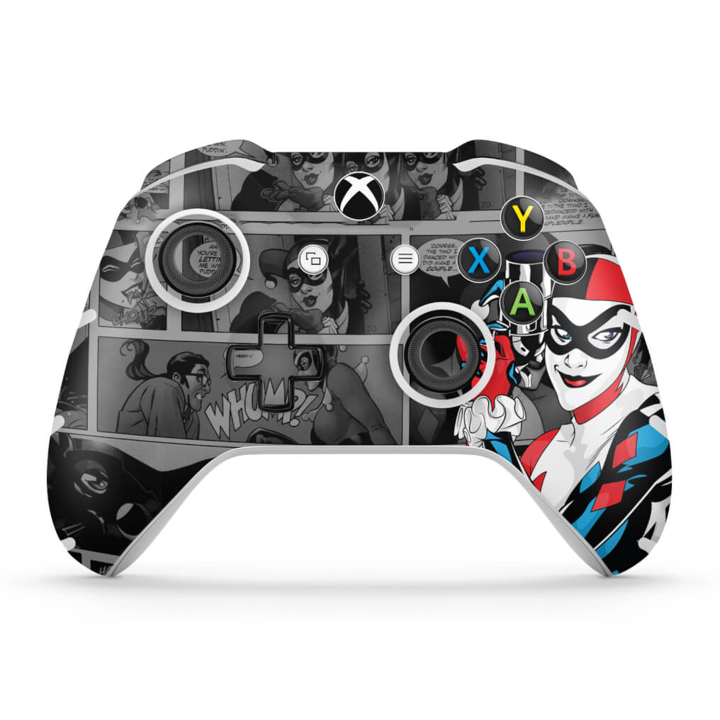 Skin Anti-Rage Xbox One Slim X Controle - Arlequina Harley Quinn #A