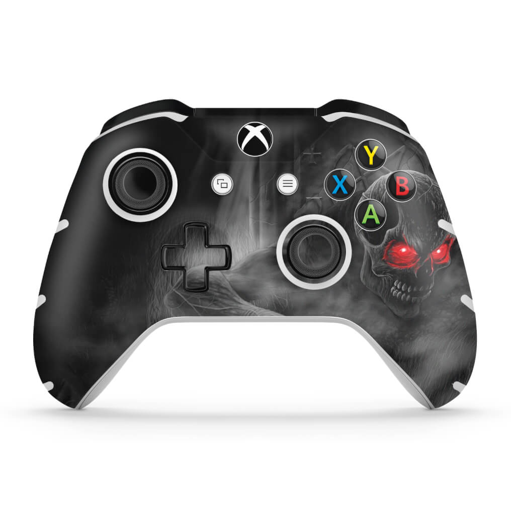 Skin Anti-Rage Xbox One Slim X Controle - Caveira Skull