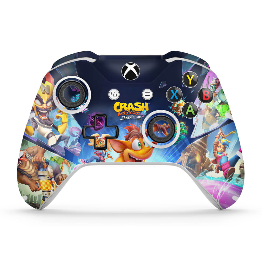 Skin Anti-Rage Xbox One Slim X Controle - Crash Bandicoot 4