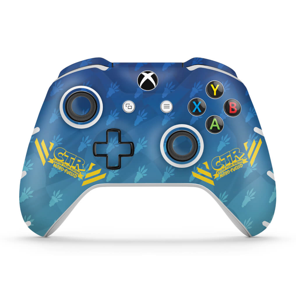 Skin Anti-Rage Xbox One Slim X Controle - Crash Team Racing CTR