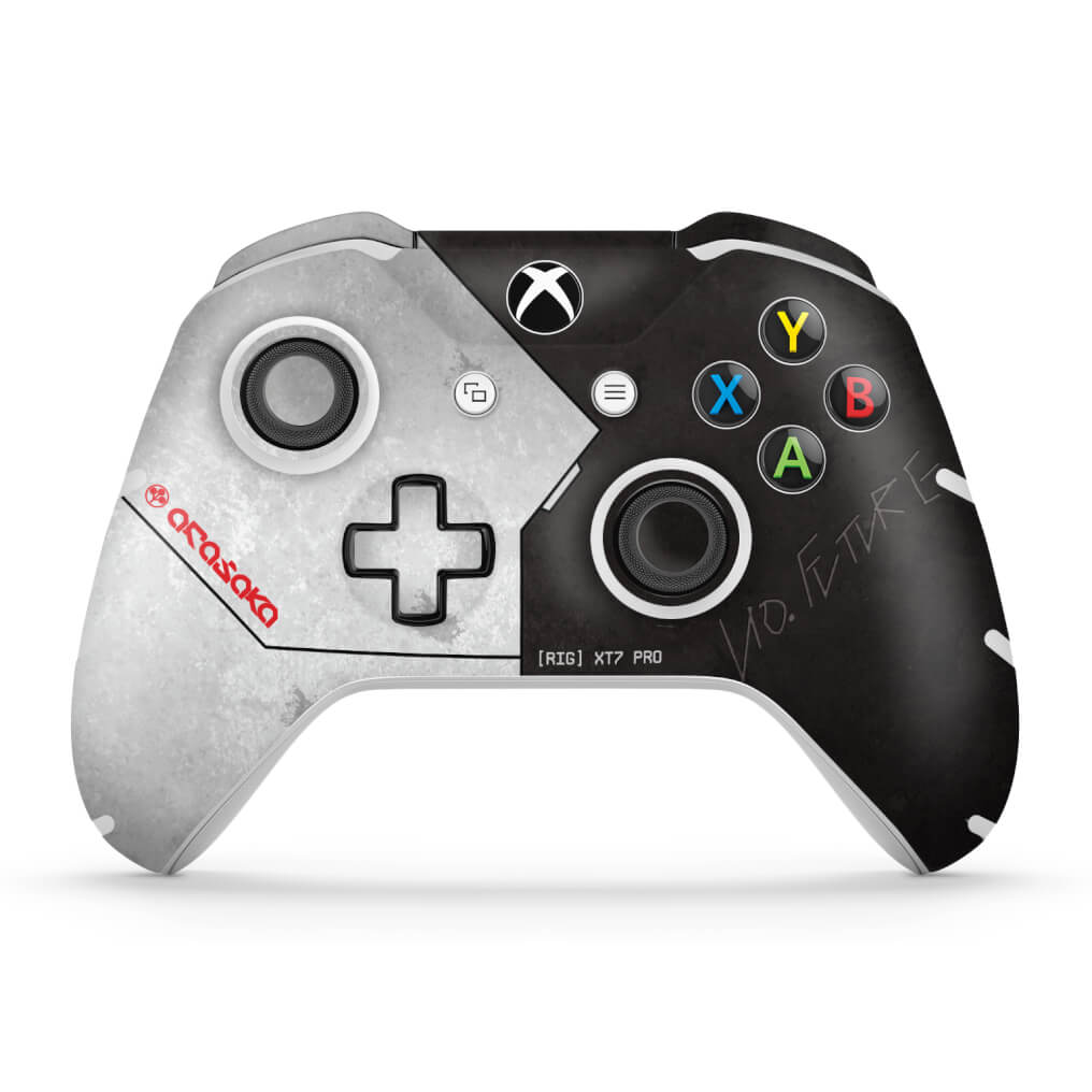 Skin Anti-Rage Xbox One Slim X Controle - Cyberpunk 2077 Bundle