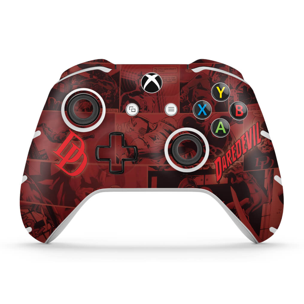 Skin Anti-Rage Xbox One Slim X Controle - Daredevil Demolidor Comics