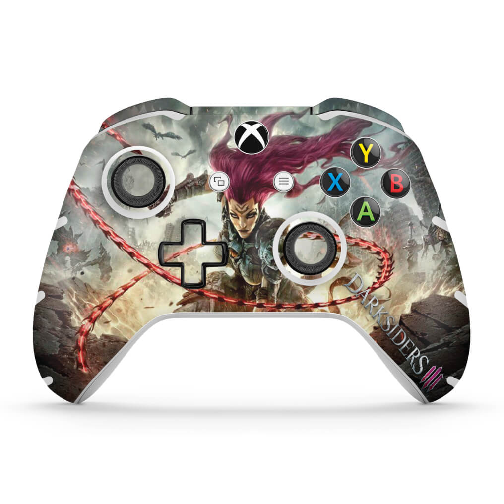 Skin Anti-Rage Xbox One Slim X Controle - Darksiders 3