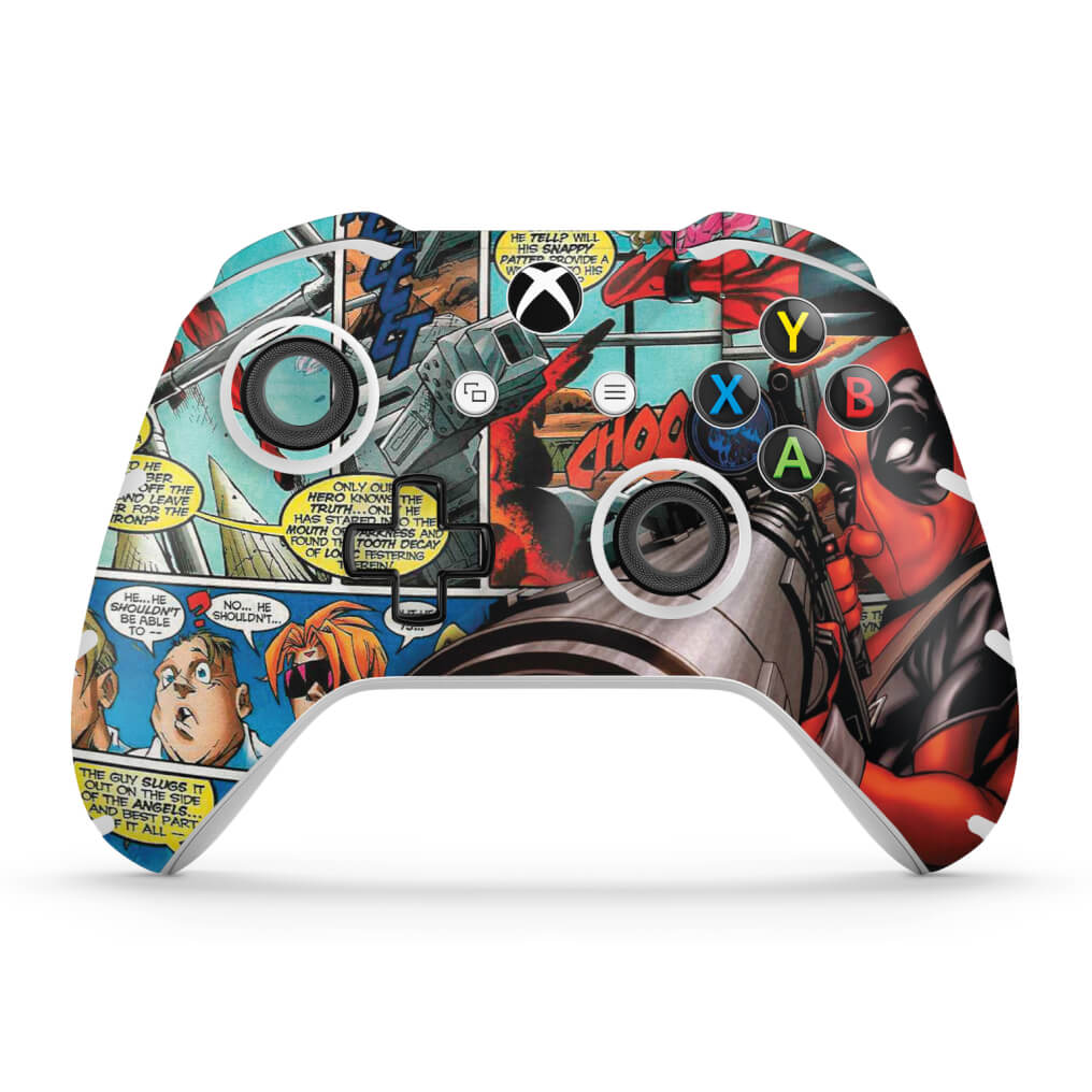 Skin Anti-Rage Xbox One Slim X Controle - Deadpool