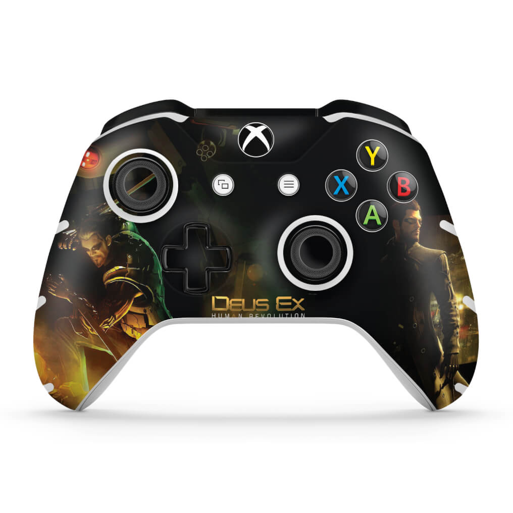 Skin Anti-Rage Xbox One Slim X Controle - Deus Ex: Mankind Divided