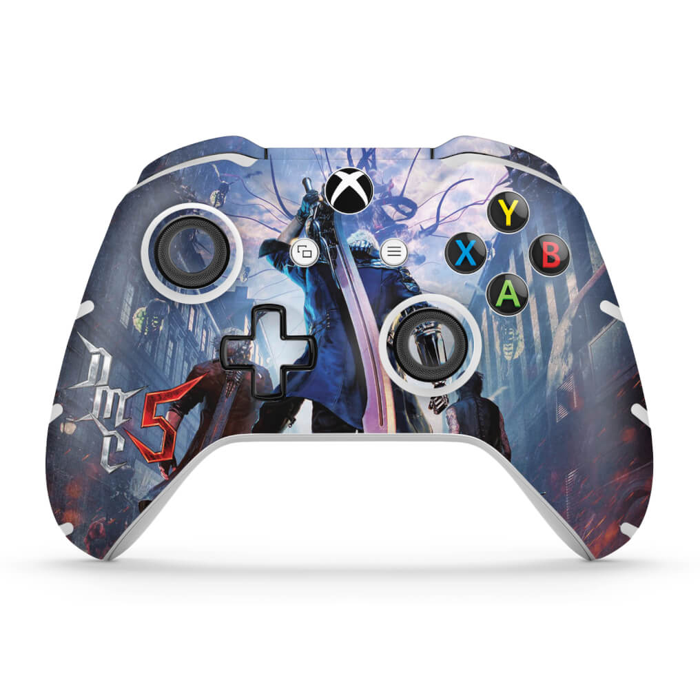 Skin Anti-Rage Xbox One Slim X Controle - Devil May Cry 5
