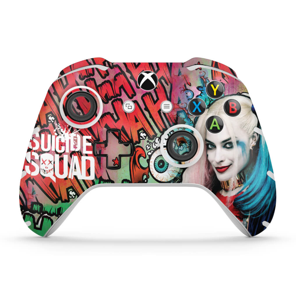 Skin Anti-Rage Xbox One Slim X Controle - Esquadrão Suicida #A