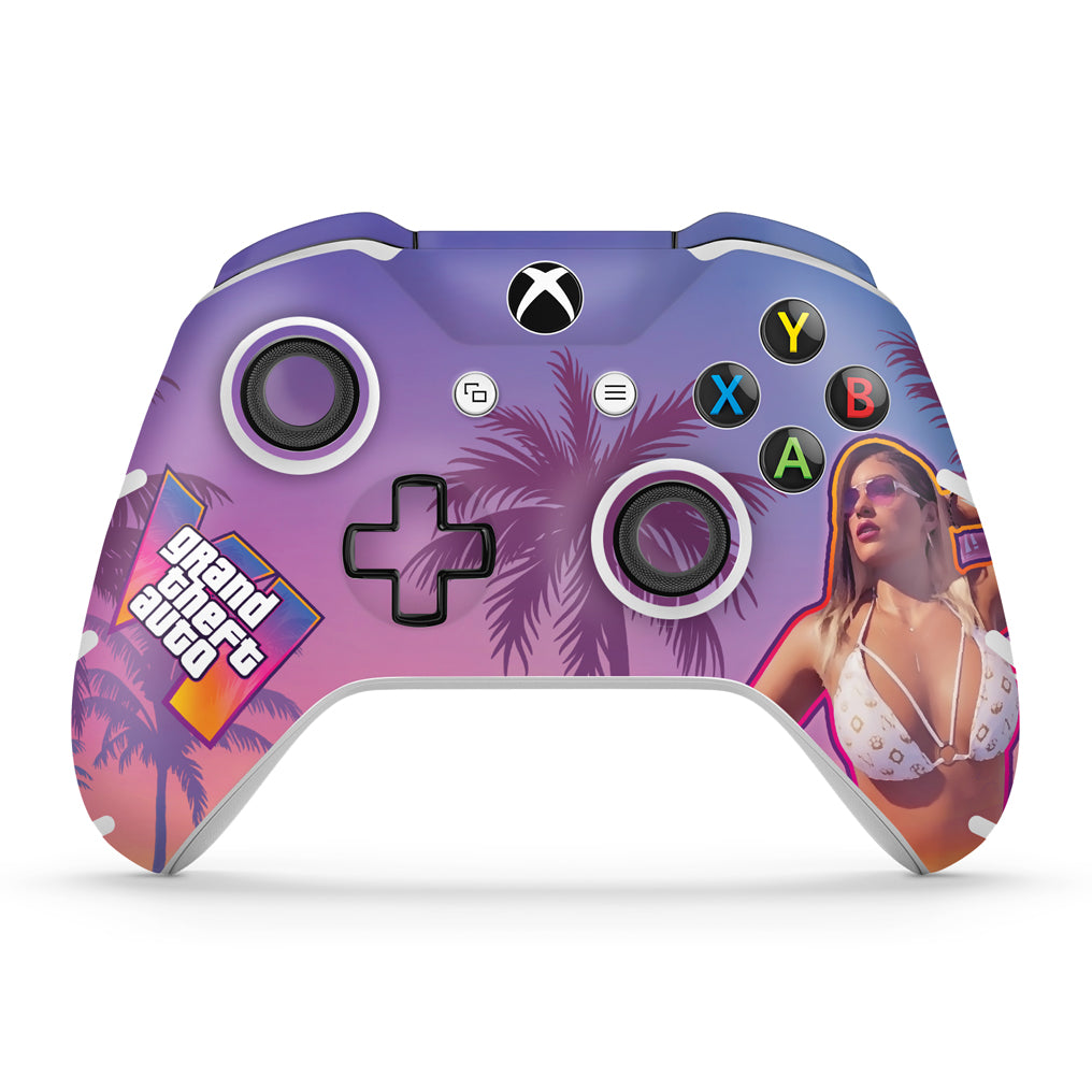 Skin Anti-Rage Xbox One Slim X Controle - GTA 6 VI