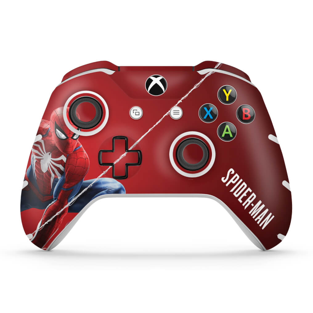 Skin Anti-Rage Xbox One Slim X Controle - Homem Aranha Spider-man
