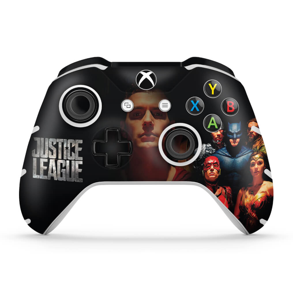 Skin Anti-Rage Xbox One Slim X Controle - Liga da Justiça