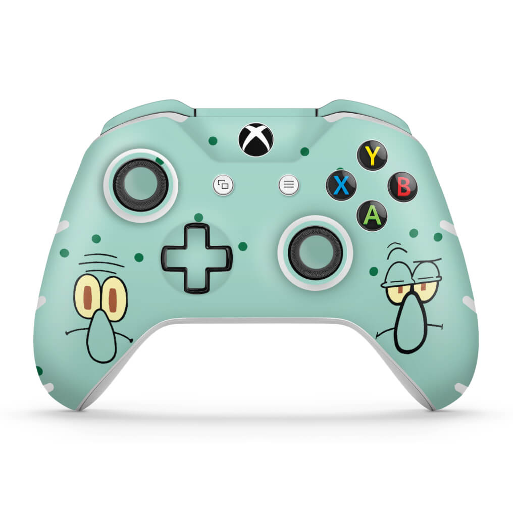 Skin Anti-Rage Xbox One Slim X Controle - Lula Molusco Bob Esponja