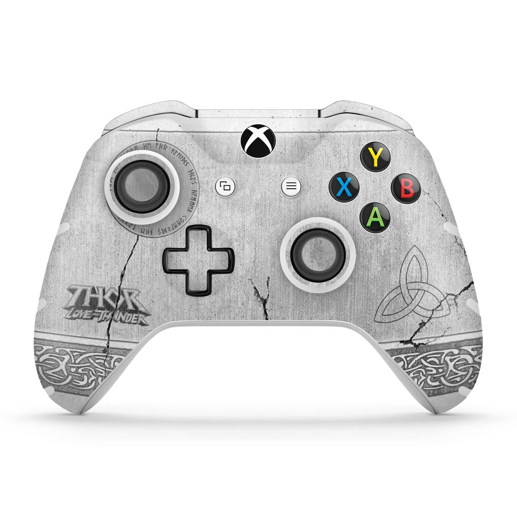 Skin Anti-Rage Xbox One Slim X Controle - Mjolnir Thor Amor e Trovão