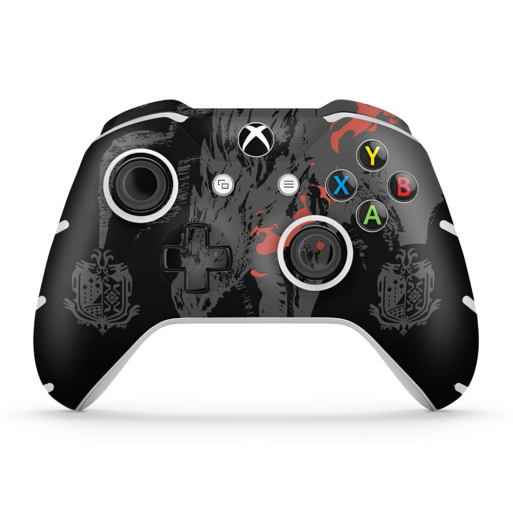 Skin Anti-Rage Xbox One Slim X Controle - Monster Hunter Edition