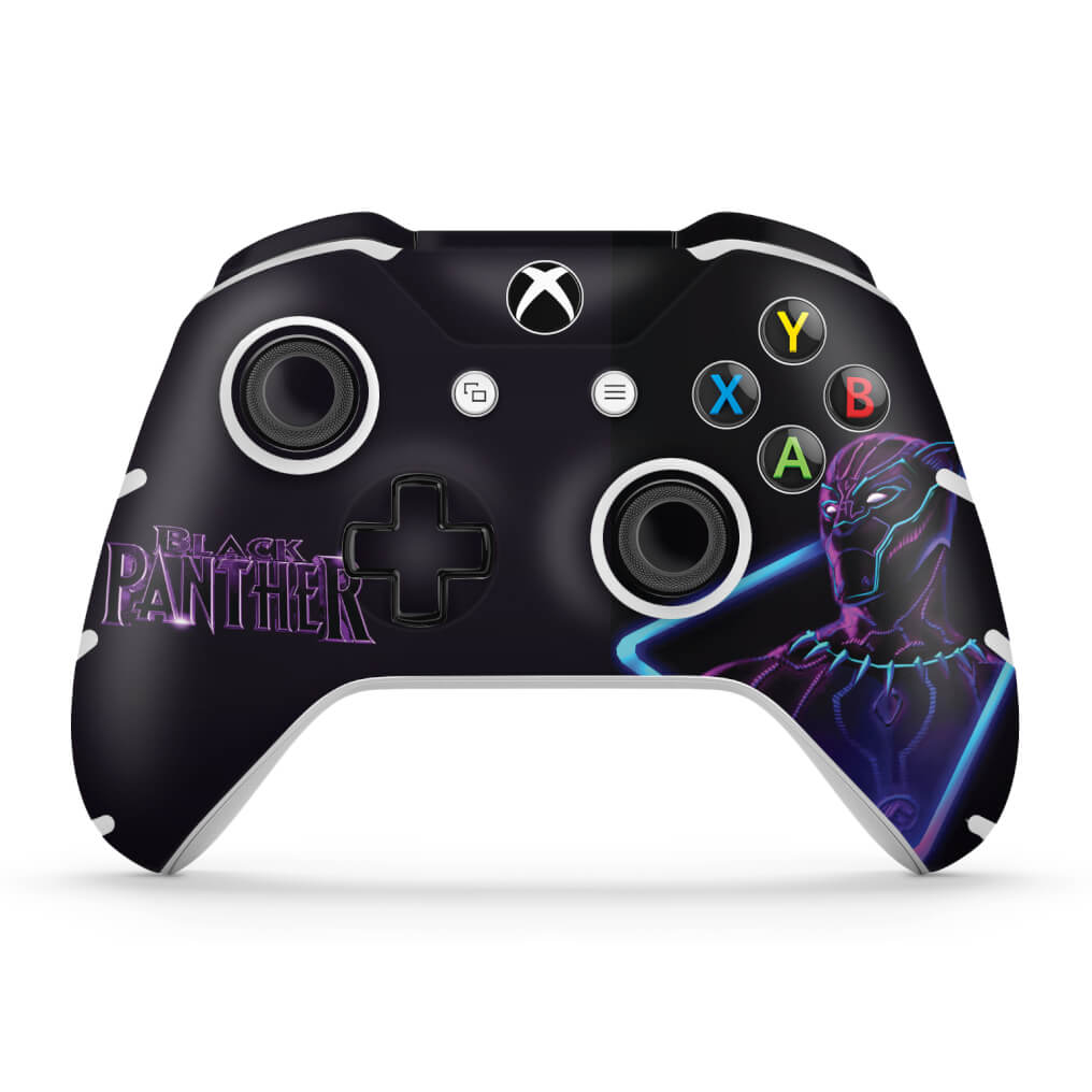 Skin Anti-Rage Xbox One Slim X Controle - Pantera Negra