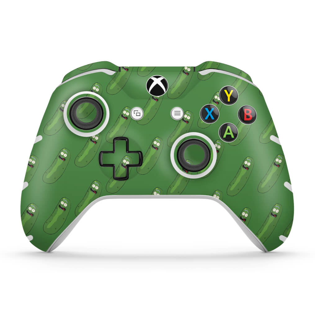 Skin Anti-Rage Xbox One Slim X Controle - Pickle Rick and Morty